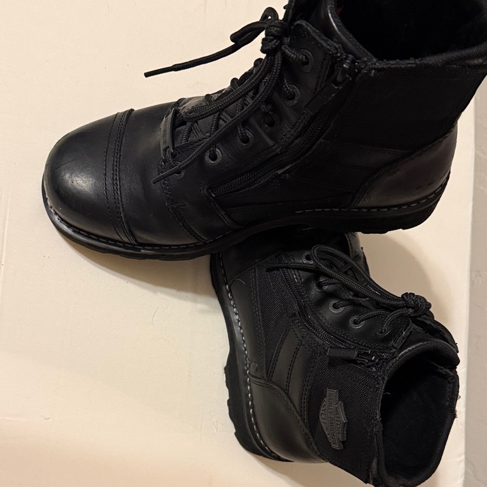 Harley-Davidson Men's Black Leather Boots